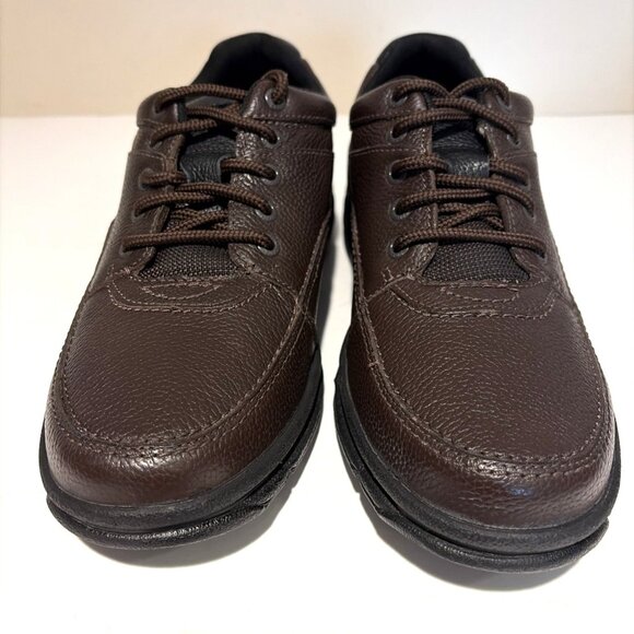 Rockport World Tour Classic Oxford Walking Shoes Mens 8.5 W Brown Leather 70884 main image 6